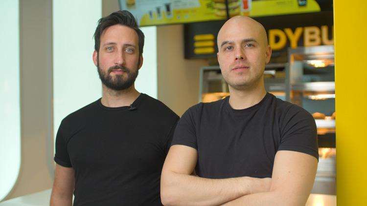 Adam Clark (L) and Max Miller (R) from Ready Burger.